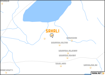 map of Sahali