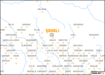 map of Sahali