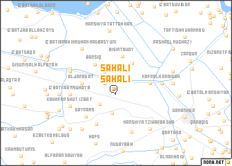 map of Saḩālī