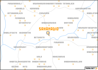 map of Sahamadio