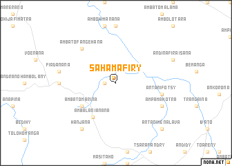 map of Sahamafiry
