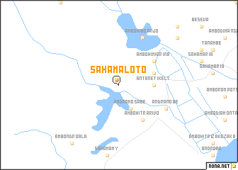 map of Sahamaloto