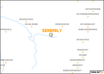 map of Sahamaly