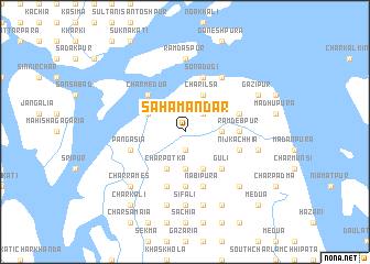 map of Sāhāmāndār