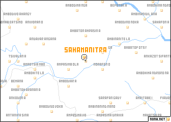 map of Sahamanitra