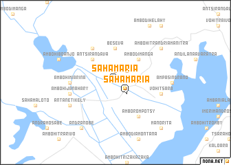 map of Sahamaria