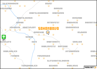 map of Sahambava