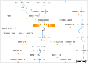map of Sahampasina