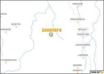 map of Sahanafa