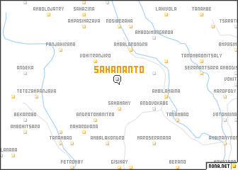 map of Sahananto