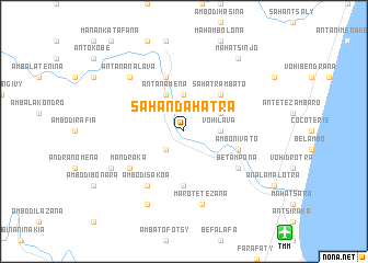 map of Sahandahatra