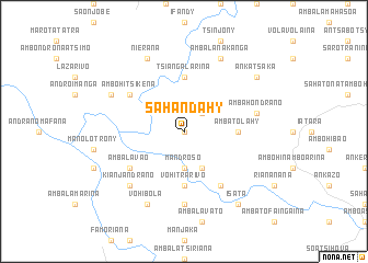 map of Sahandahy