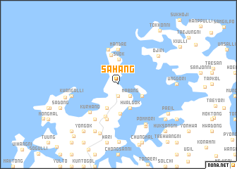 map of Sahang