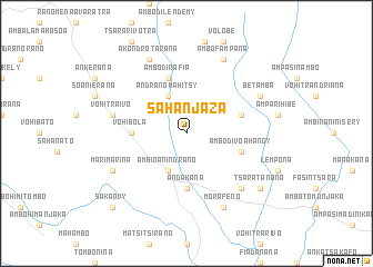 map of Sahanjaza