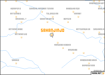 map of Sahanjinjo