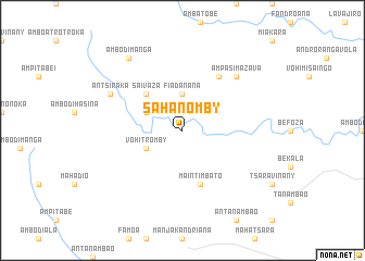 map of Sahanomby
