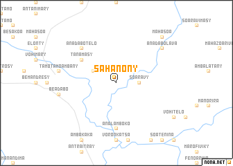 map of Sahanony