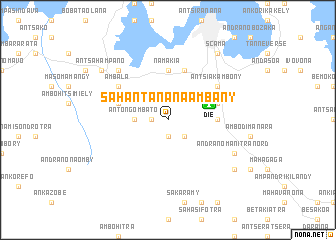 map of Sahantanana Ambany