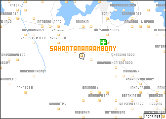 map of Sahantanana Ambony