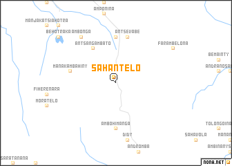 map of Sahantelo