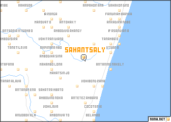 map of Sahantsaly