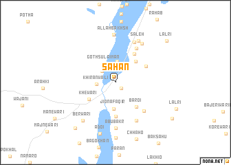 map of Sahan