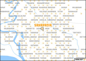 map of Sāhāpānia