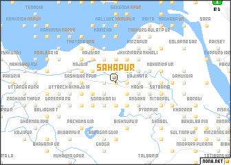 map of Sāhāpur