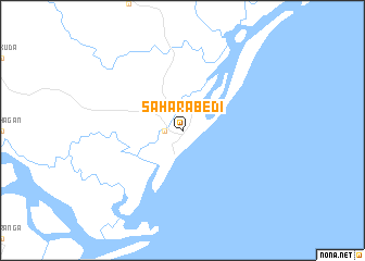 map of Sāhārābedi