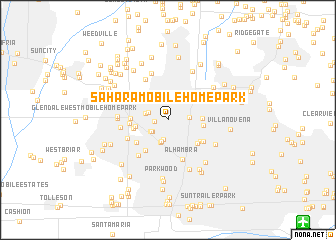 map of Sahara Mobile Home Park