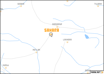 map of Sahāra