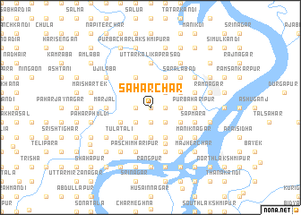 map of Sāhār Char