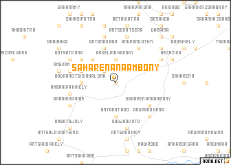 map of Saharenana Ambony