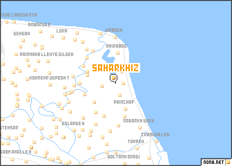map of Saḩarkhīz