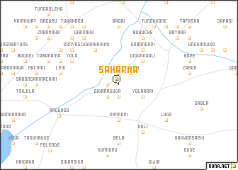 map of Saharma