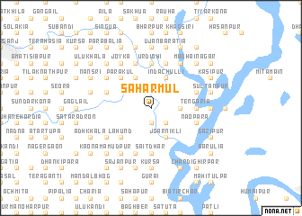 map of Saharmul