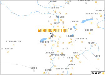 map of Sahāro Pattan