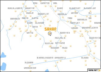 map of Saḩār