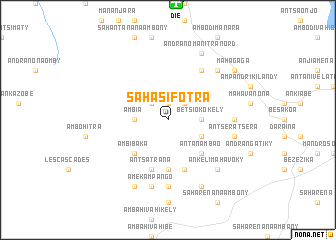 map of Sahasifotra