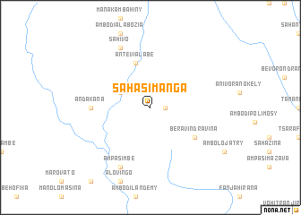 map of Sahasimanga