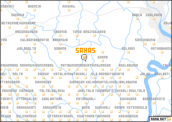 map of Sāhas