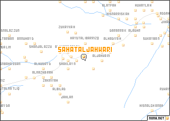 map of Sāḩat Āl Jaḩwarī