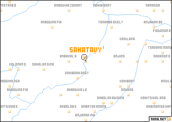 map of Sahatavy