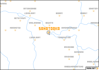 map of Sahatoaka