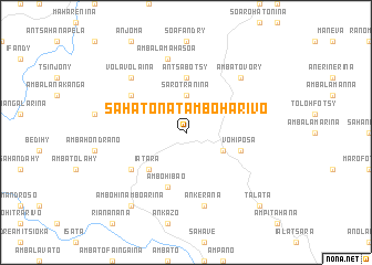 map of Sahatona-Tamboharivo