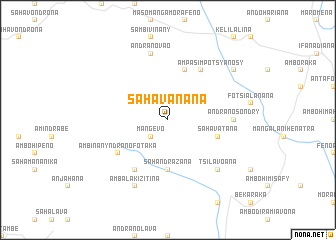 map of Sahavanana