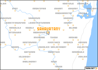 map of Sahavatany