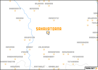 map of Sahavatoana