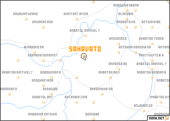 map of Sahavato