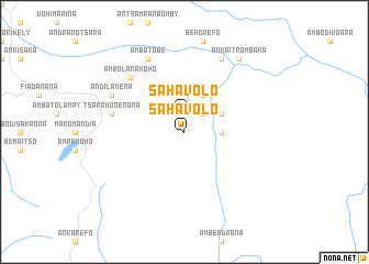 map of Sahavolo